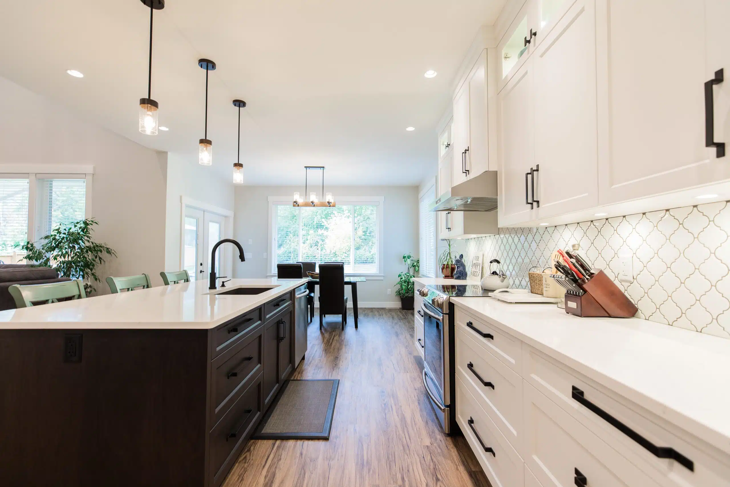 newly renovated home kitchen