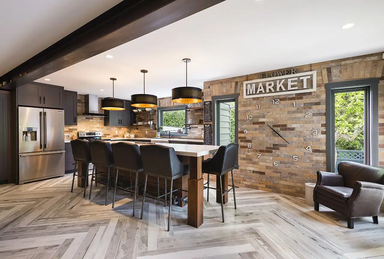 renovated home dining area